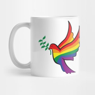 Rainbow Dove Mug
